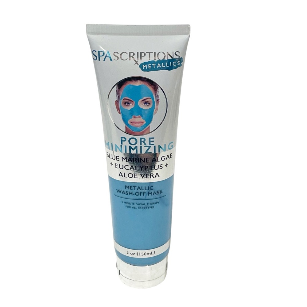 SPASCRIPTIONS Pore Minimizing Metallic Wash-Off‎ Mask 5oz NEW